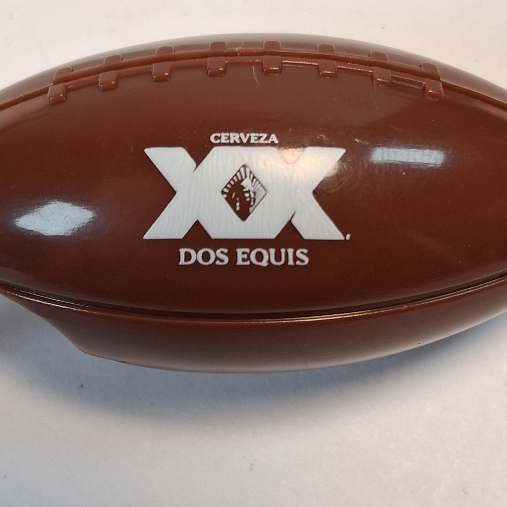 Dos Equis XX Lager Football Shaped Keychain & Bottle Opener - Beer Collectible